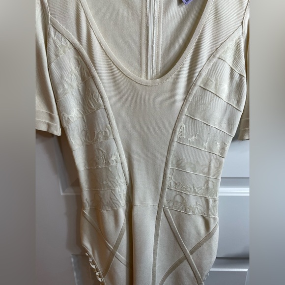 Size small Herve Leger graffiti bandage dress with corset detail - Picture 2 of 6